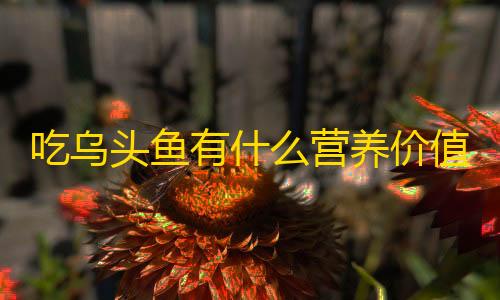 暗区挂锁头透视锁血吃乌头鱼有什么营养价值